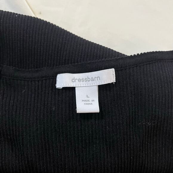 Y2K 2000s Black Square Neck Scallop Trim Tank Top Wmns L Casual Summer Goth - Picture 7 of 9